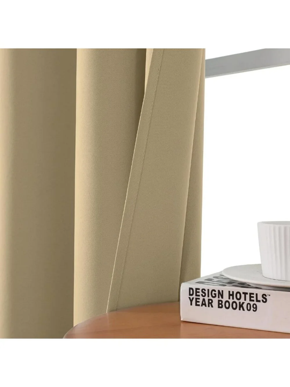 Beige Blackout Curtains 84